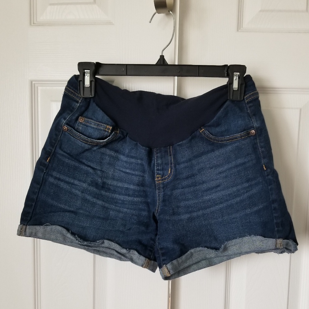 Denim Maternity shorts